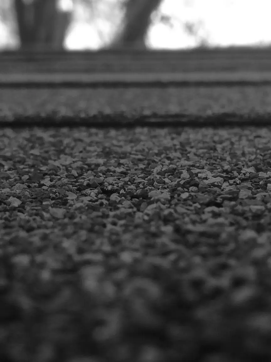 Close-up of asphalt shingle texture